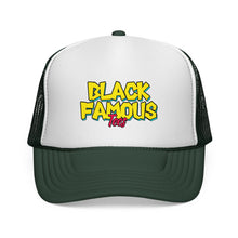 Load image into Gallery viewer, Black Famous Tees Trucker Hat