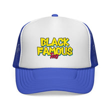 Load image into Gallery viewer, Black Famous Tees Trucker Hat