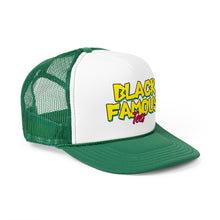 Load image into Gallery viewer, Black Famous Tees Trucker Hat
