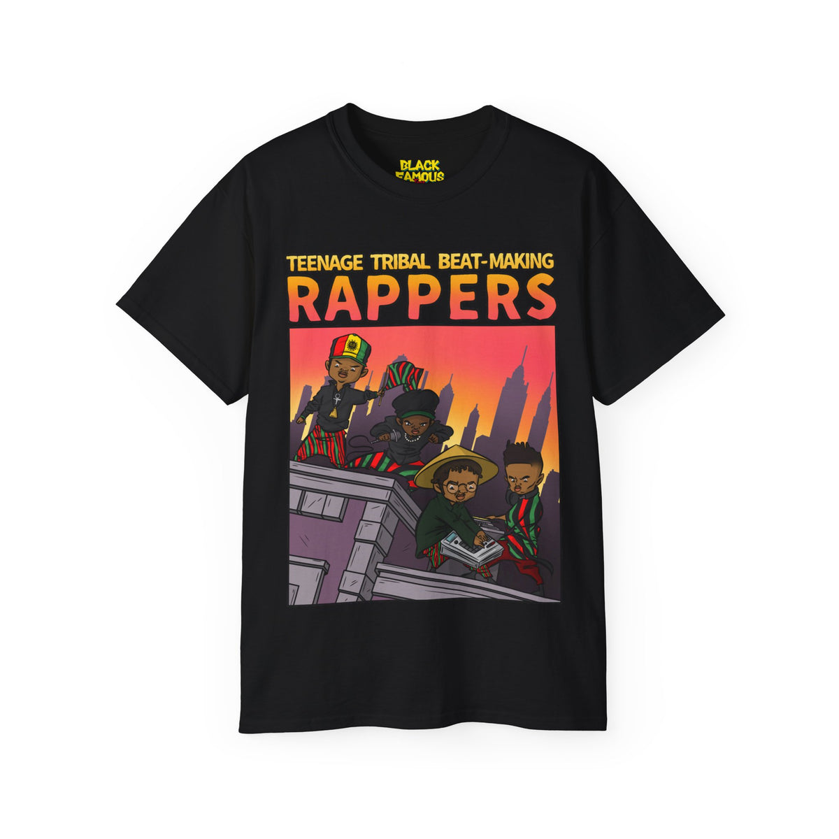 Teenage Tribal Beat-Making Rappers Tee